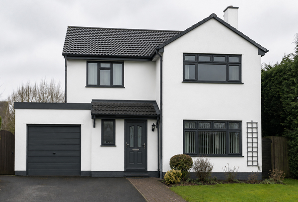 Home in Ampthill after painting and decorating with fresh interior and exterior finishes