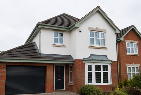 Fascia soffit and gutter after painting in Houghton Regis