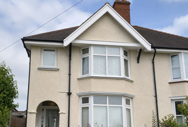 Fascias and soffits after painting in Aylesbury with a clean refreshed finish