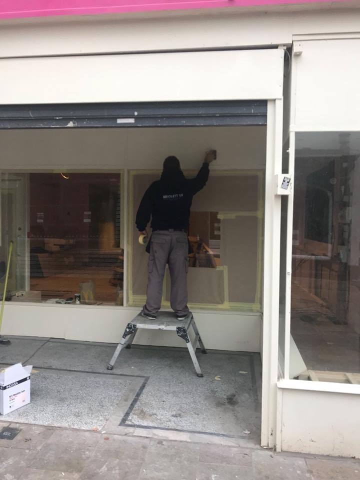 Shop Front and Shutter Painting Leicester