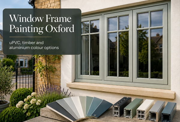 Painted window frame colour options for uPVC, timber and aluminium frames