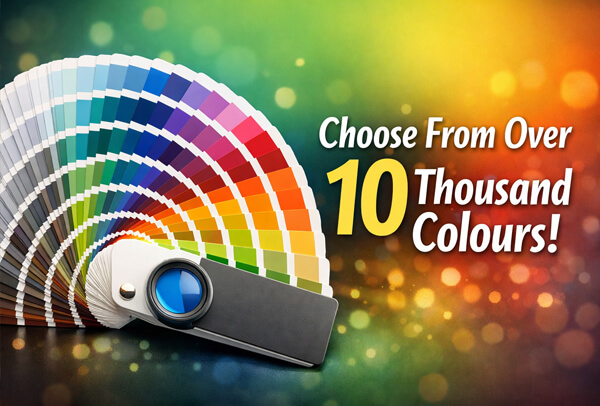 Window frame colour chart for window painting in Milton Keynes